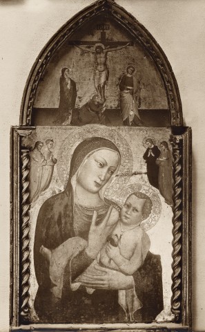 Sansoni, Mario — Pseudo Ambrogio di Baldese - sec. XIV/ XV - Madonna del Latte; Crocifissione di Cristo — insieme